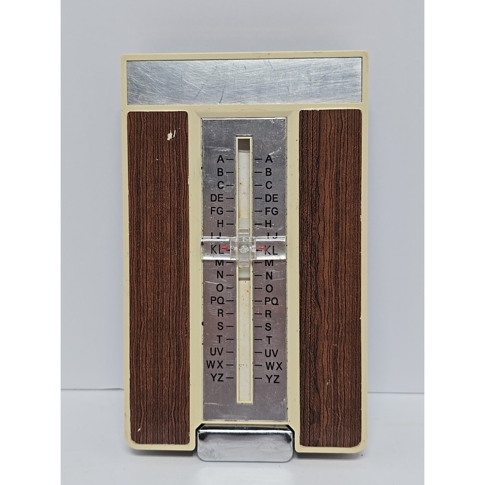 Vintage Rotary Phone Address‎ Index A–Z Desktop Organizer Mid Century